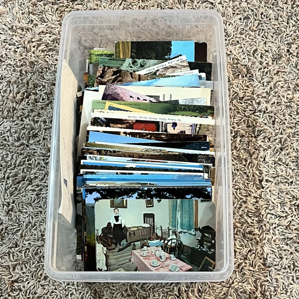 Lot Of Vintage Postcards Travel Souvenir Ephemera Craft Supplies Junk Journal‎